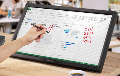 ViewSonic 24' TD2423 IR 10 Point Touch Advanced Ergonomics, Magnetic Pen Holder, image 3