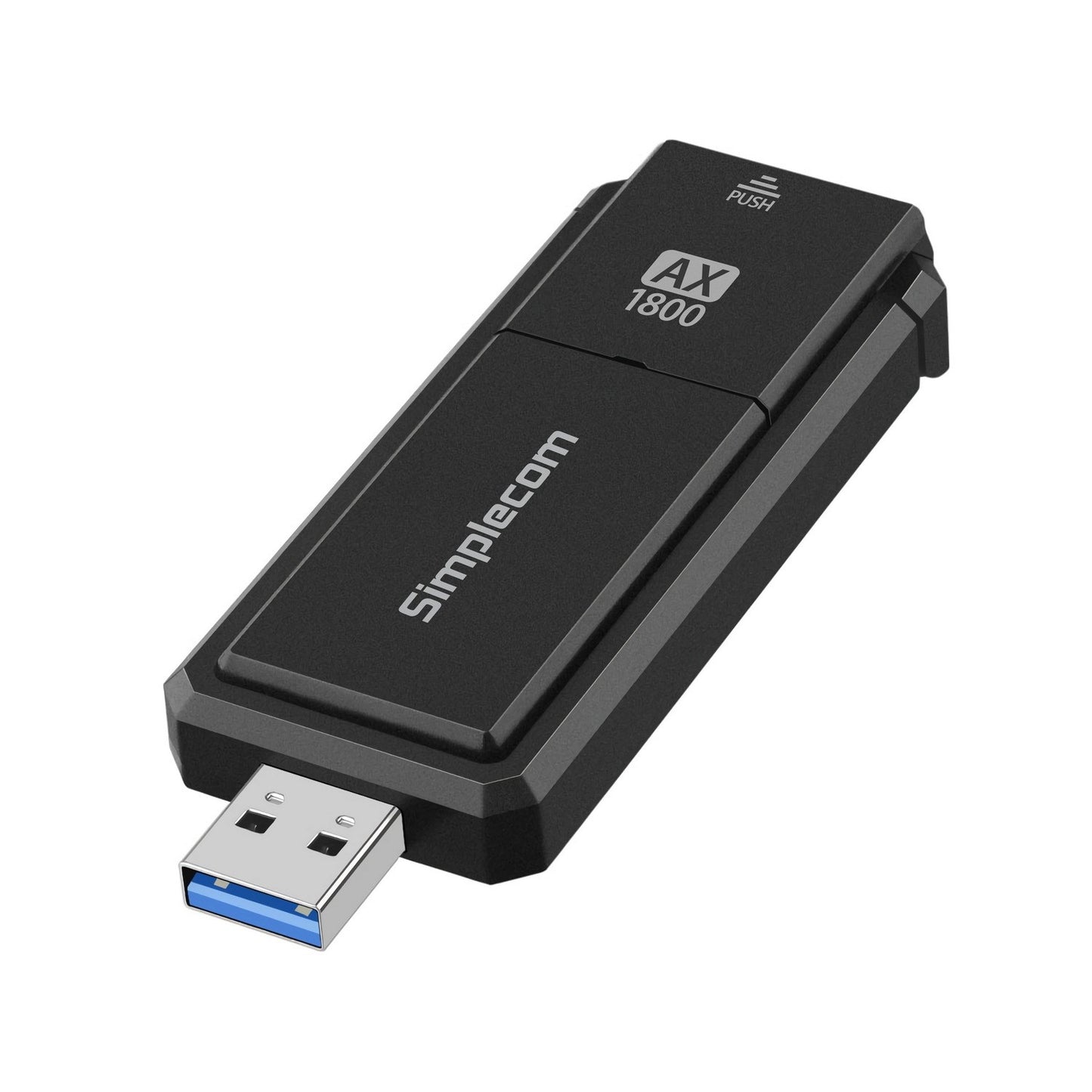 Simplecom NW812 AX1800 Dual Band WiFi 6 USB Adapter with Foldable Antenna image 2