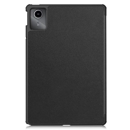 USP Lenovo Tab M11 Folio Case - Black - Tri-Fold Stand, Magnetic Front Cover, Sl image 2