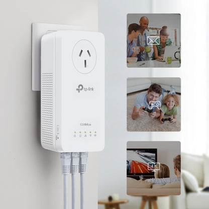 TP-Link TL-WPA8631P KIT AV1300 Gigabit Passthrough Powerline AC Wi-Fi Kit AV2 30 image 3