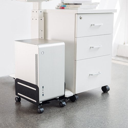 Brateck Mobile ATX Case Stand, For most ATX cases, up to 10kg, 119-209mm image 1