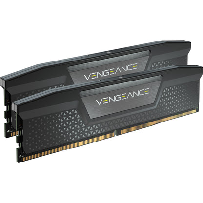 Corsair Vengeance 32GB (2x16GB) DDR5 UDIMM 5200Mhz C40 1.25V Black Desktop PC Ga image 1