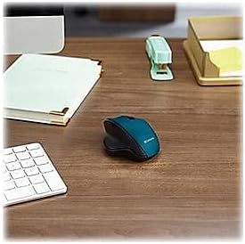Verbatim 2.4G Wireless Ergonomic LED Silent Mouse - Noiseless and Silent Click Computer Mouse with Nano Receiver for Mac and PC - Graphite