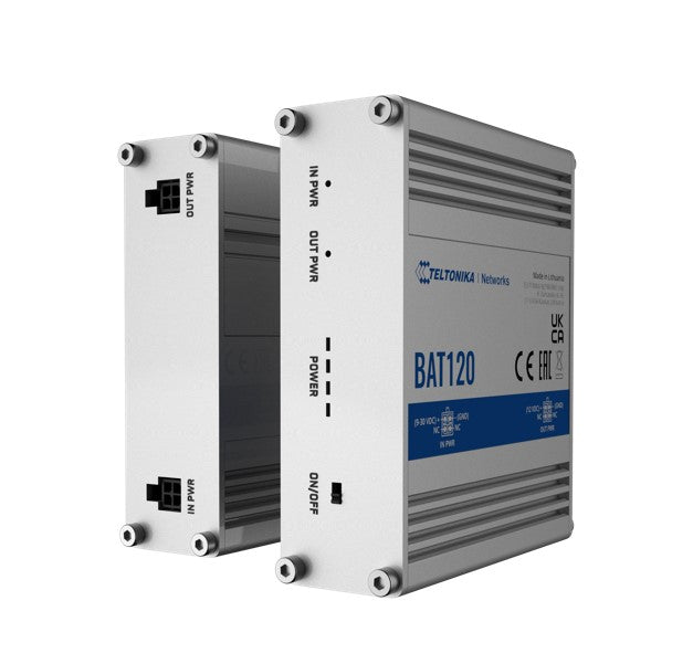 Teltonika Mini UPS, Two 4-pin DC ports Power Supply, DIN rail and surface mounti image 3