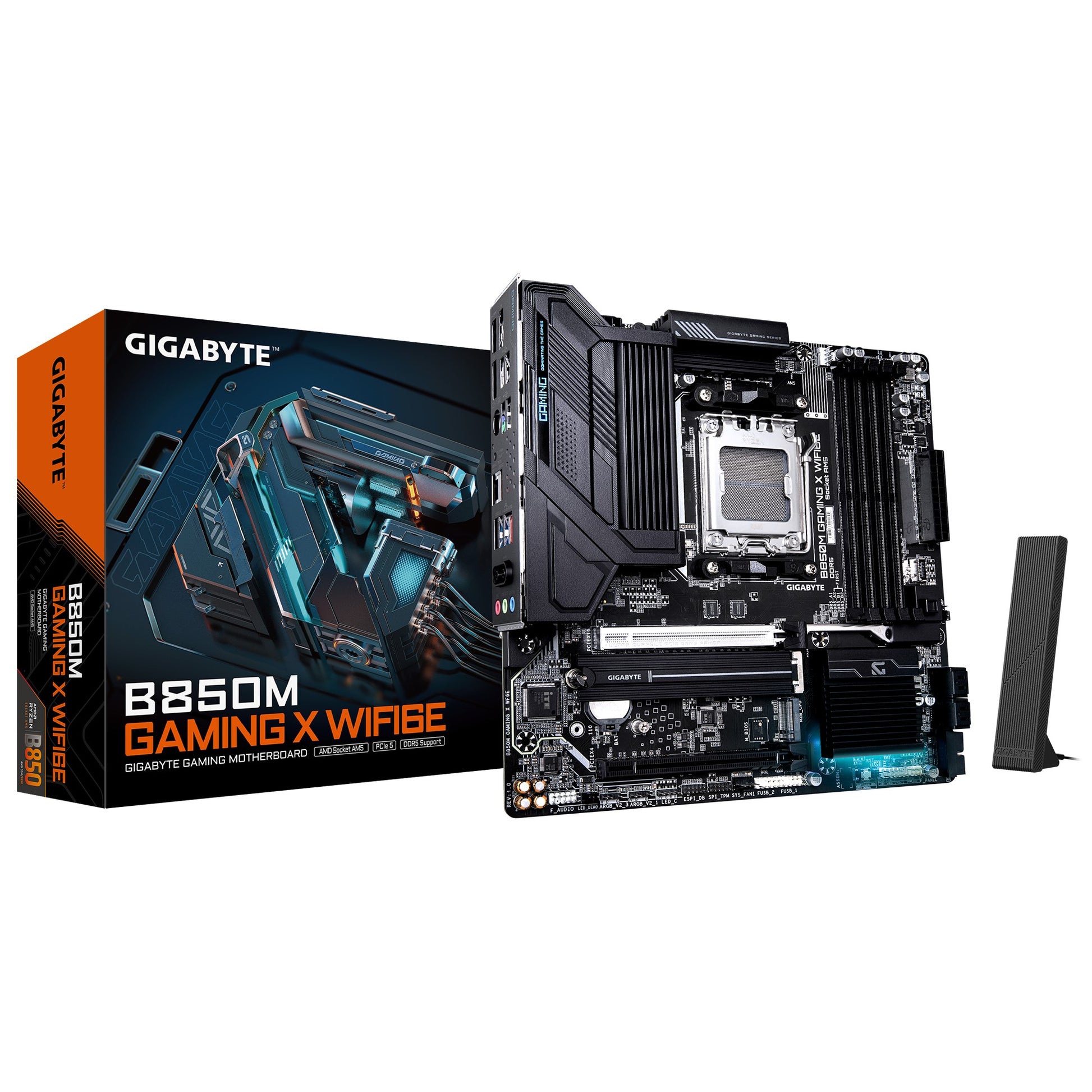 Gigabyte B850M GAMING X WF6E 1.0, AMD AM5, 4 x DDR5 up to 256 GB,  1 x HDMI, 2 x image 0