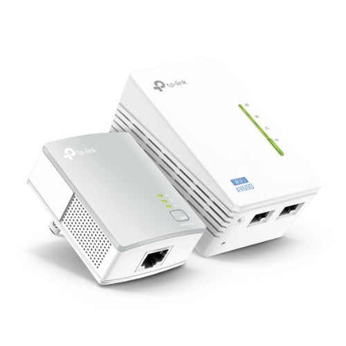 TP-Link TL-WPA4220 KIT 300Mbps AV600 Wi-Fi Powerline Extender Starter Kit 600Mbp image 0
