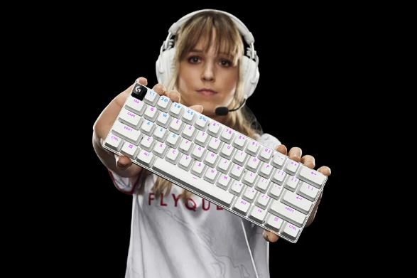 (LS) Logitech PRO X 60 LIGHTSPEED Wireless Gaming Keyboard -White 2.4GHz LIGHTSP image 1