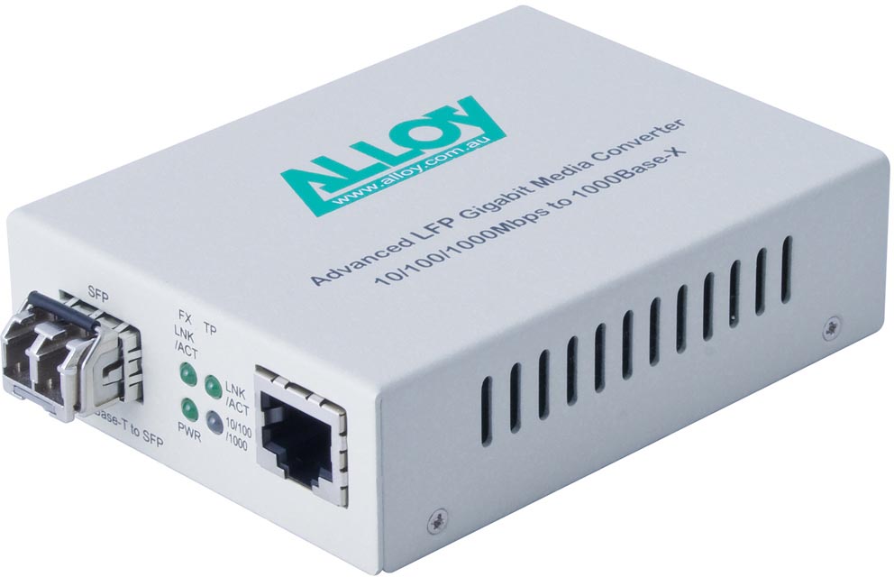 Alloy GCR2000SFP Gigabit Standalone/Rackmount Media Converter image 0