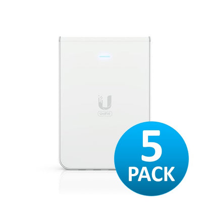 Ubiquiti UniFi Wi-Fi 6 In-Wall, U6-IW-5, *5 Pack* , Wall-mounted Access Point w image 0