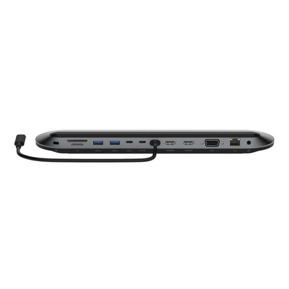Belkin Connect USB-C 11-in-1 universal Docking Station - Grey (INC014btSGY), Dua image 1