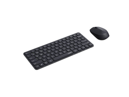 RAPOO X9010M Multi-mode Wireless Ultra-slim Desktop Combo Set Dark Grey image 0