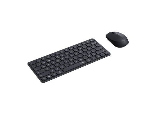 RAPOO X9010M Multi-mode Wireless Ultra-slim Desktop Combo Set Dark Grey image 0