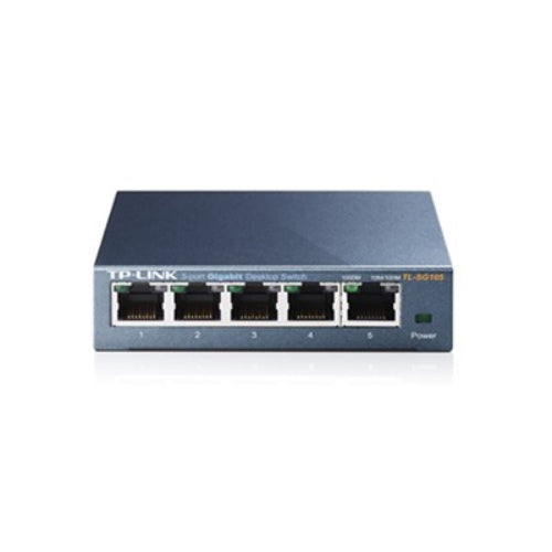 TP-Link TL-SG105 5port Switch Desktop,Gigabit,Steel Case, 5-Port 10/100/1000Mbps image 1