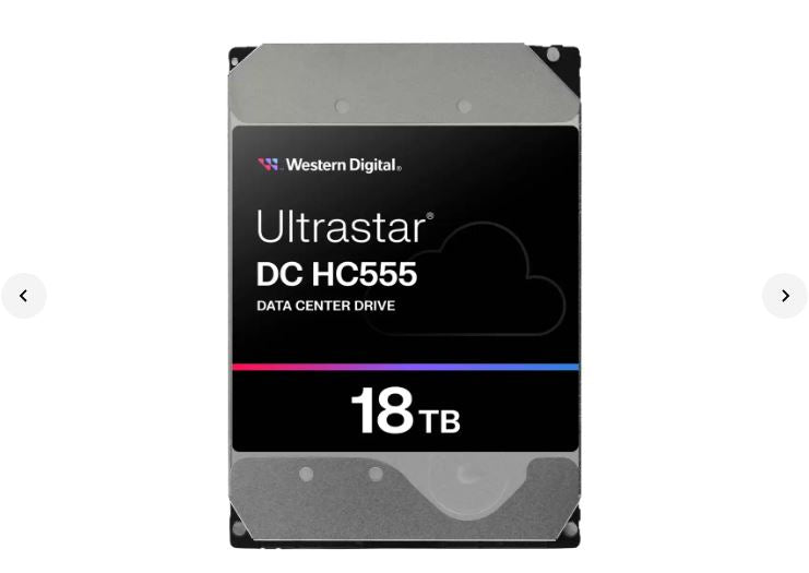 Western Digital WD Ultrastar 18TB 3.5' SAS HC555 Data Center HDD Storage image 1