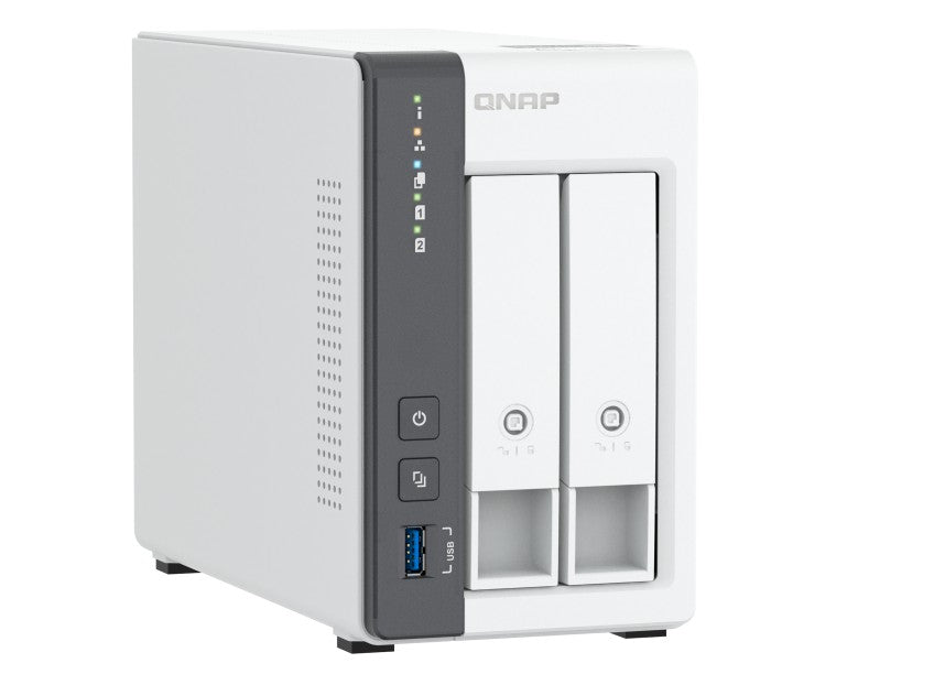 QNAP TS-216G 2-Bay NAS Storage System, 2.5GbE, Quad-Core 2.0GHz, 4GB RAM, Hot-Sw image 0