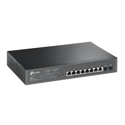 TP-Link TL-SG2210MP 10-Port Gigabit Smart Switch with 8-Port PoE+ 1xFan 14.9Mpps image 2