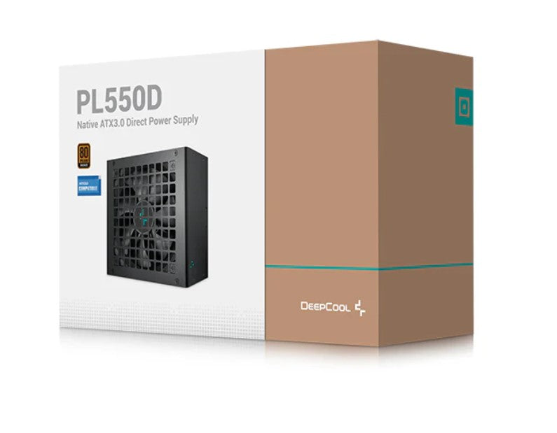 DeepCool PL550D 550W 80+ Bronze Certified Non-Modular ATX Power Supply image 0