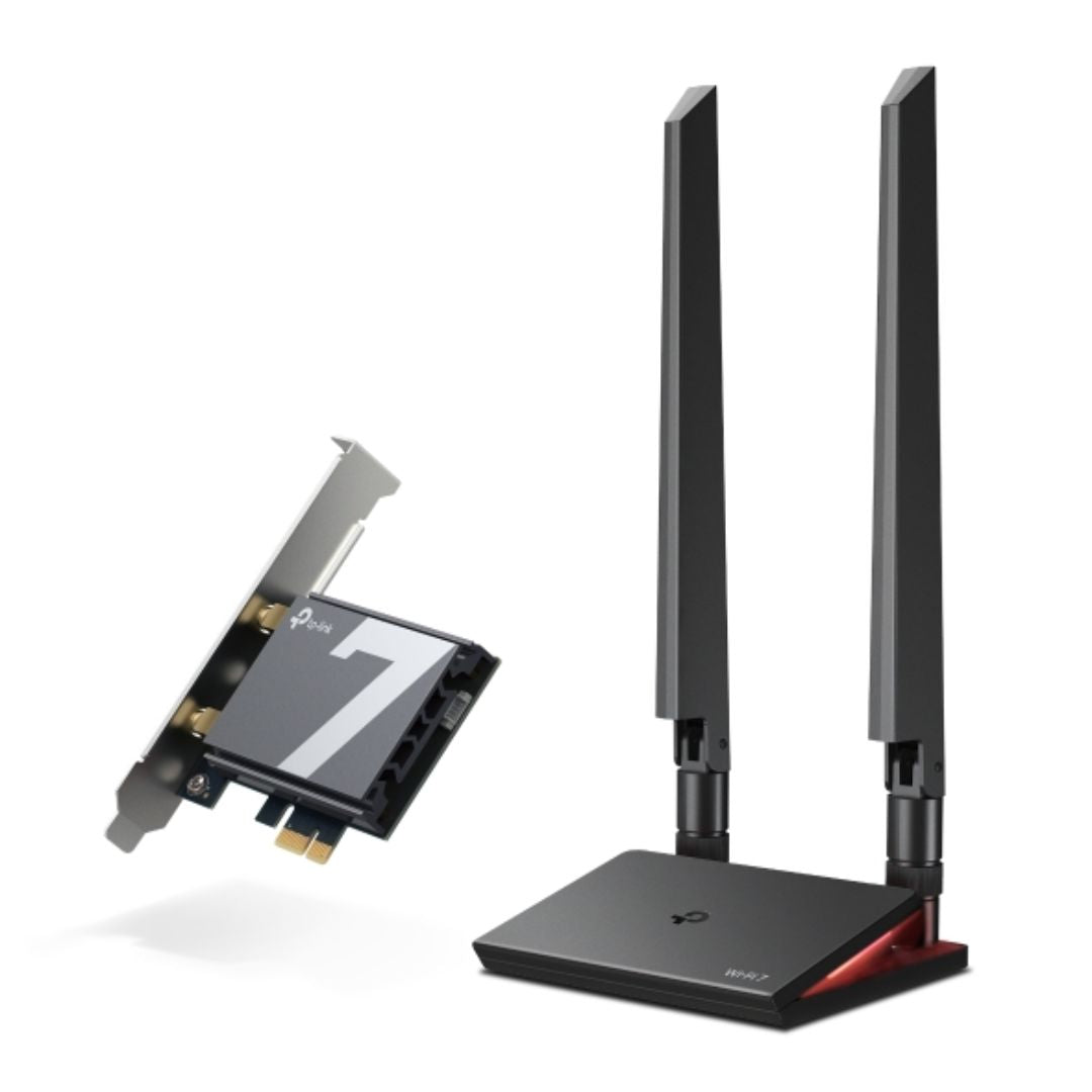 TP-Link Archer TBE550E BE9300 Wi-Fi 7 Bluetooth 5.4 PCIe Adapter, 6GHz@5760 Mbps image 1