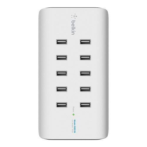 Belkin 10-Port USB Charging Station / Hub 10xUSB-A Ports(2.4Amps),Intelligent Ch image 0