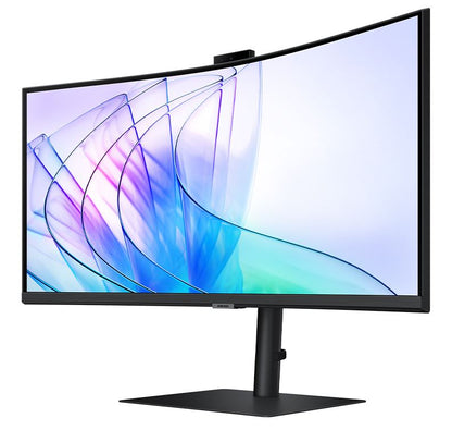 Samsung 34' ViewFinity S65VC UWQHD Ultra 3440x1440 1000R 5ms VA Curved DP HDMI H image 3
