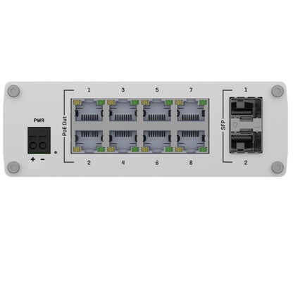 Teltonika Industrial PoE+ Ethernet Switch, 2x SFP ports, 8x PoE+ ports with spee image 3