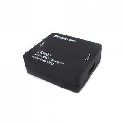 Simplecom CM401 Composite AV CVBS 3RCA to HDMI Video Converter 1080p Upscaling image 2