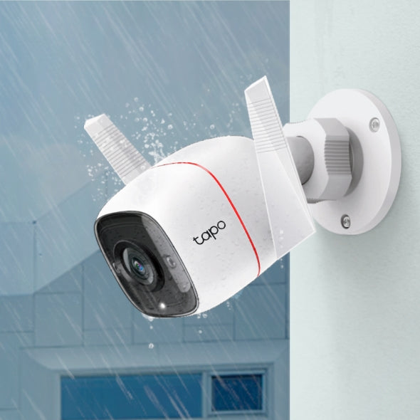 TP-Link TC65 Outdoor Security Wi-Fi Camera Ultra HD Video 3MP Definition, Wired/ image 2