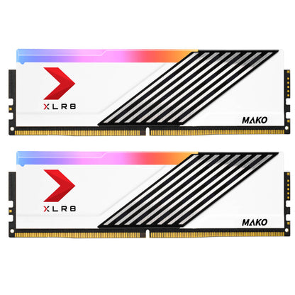 PNY MAKO RGB DDR5 6000 32GB(16Gx2) MD32GK2D5600036MXWRGB image 0
