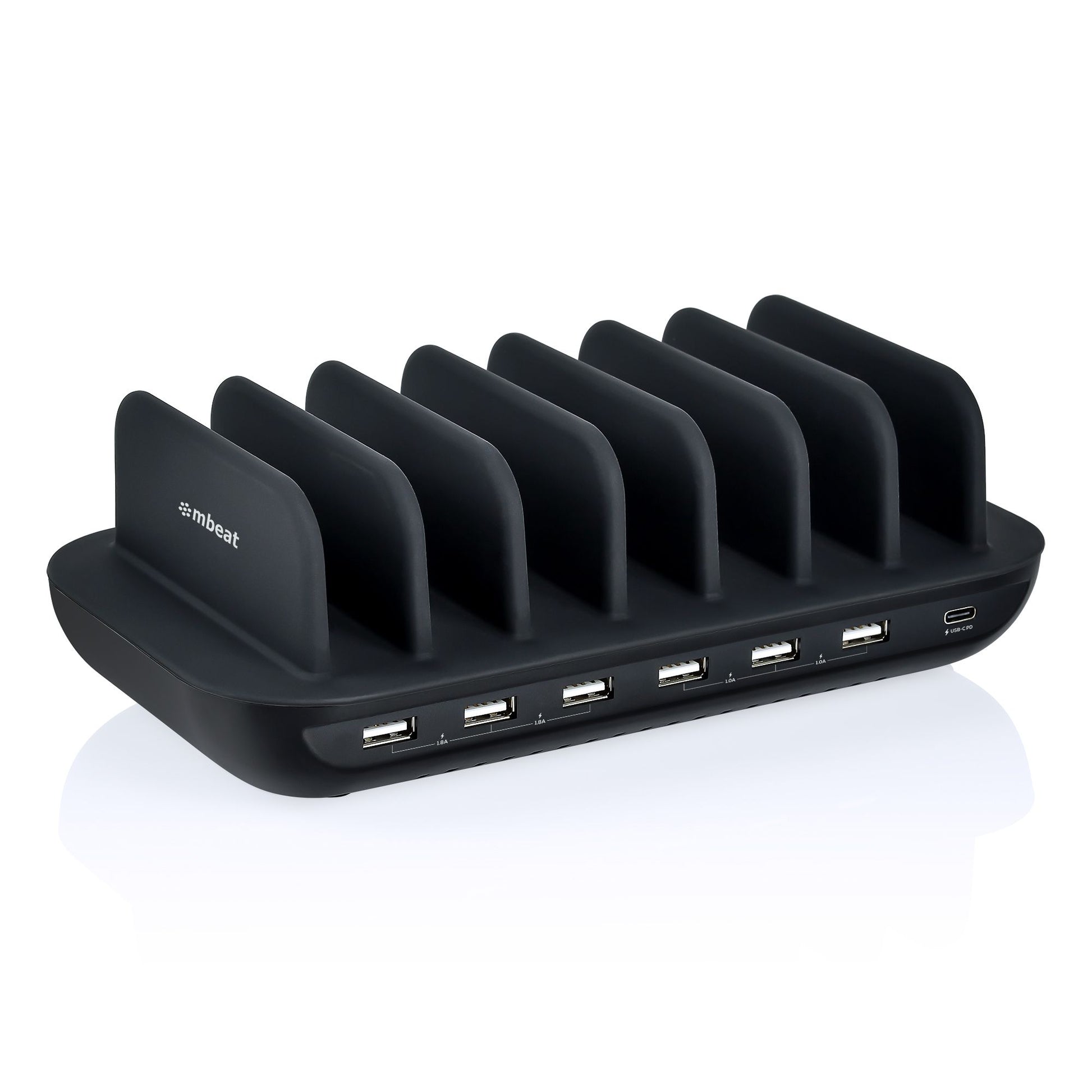 mbeat® Gorilla Power 60W 7 Port USB-C & USB Charging Station image 0