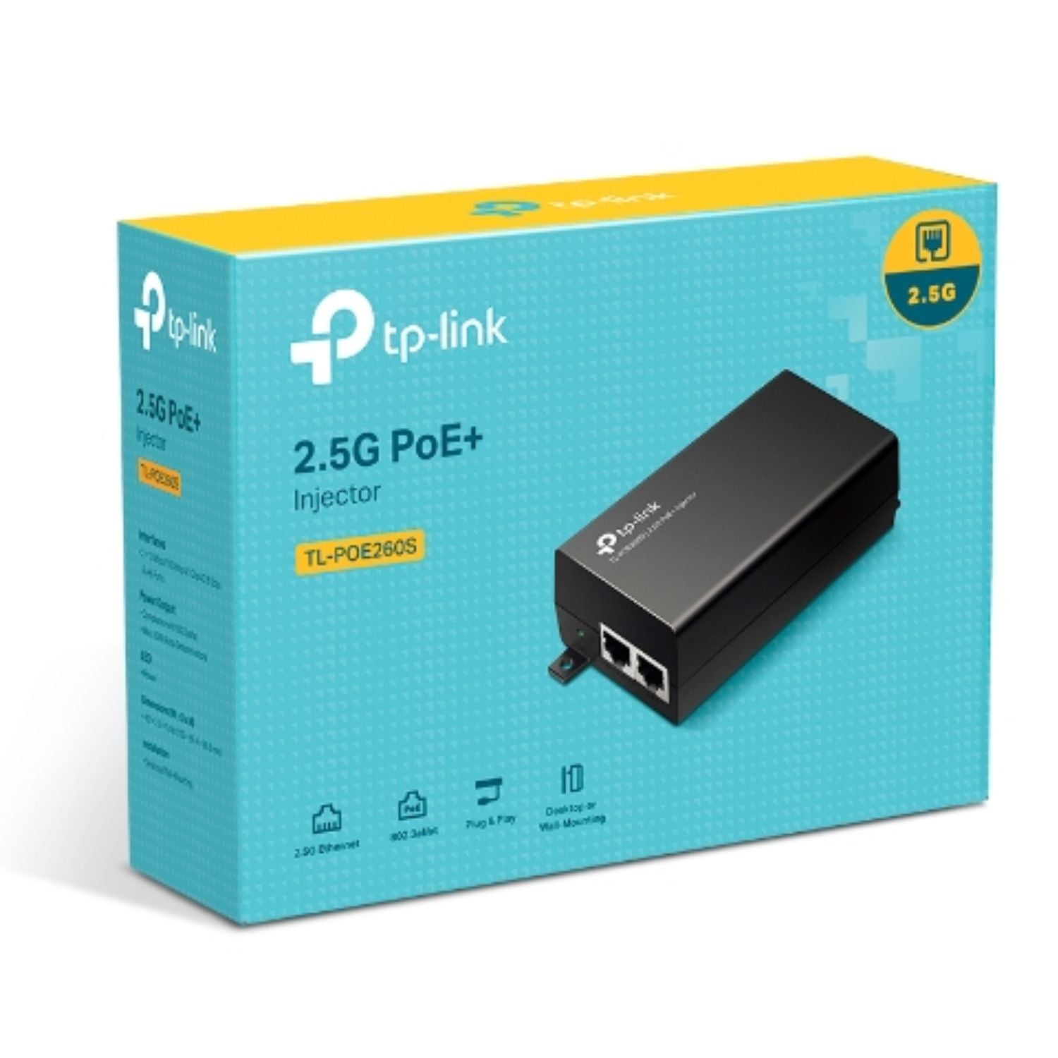 TP-Link TL-POE260S 2.5G PoE+ Injector image 3