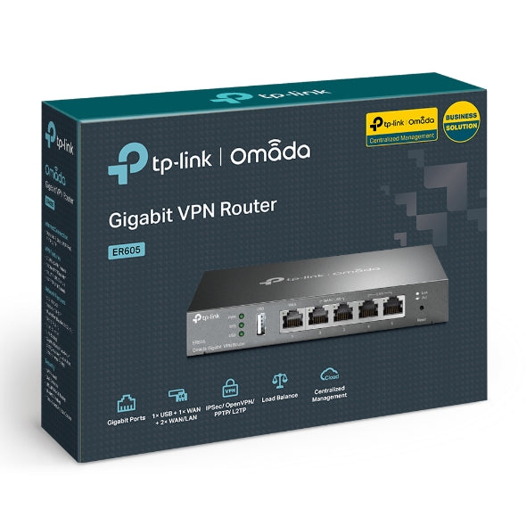TP-Link TL-ER605 (TL-R605) SafeStream Gigabit Multi-WAN VPN Router PPPoE 1 WAN 3 image 1