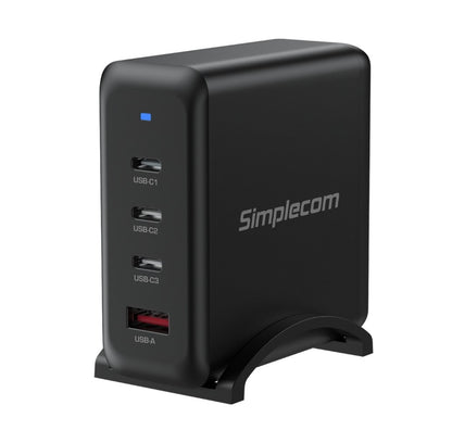 Simplecom CU400 4-Port PD 100W GaN Fast Charger 3xUSB-C + USB-A for Phone Tablet image 0