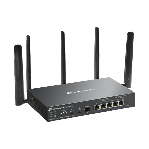 TP-Link ER706WP-4G Omada 4G+ Cat6 AX3000 Gigabit VPN Gateway with 4-Port PoE+, 5 image 2