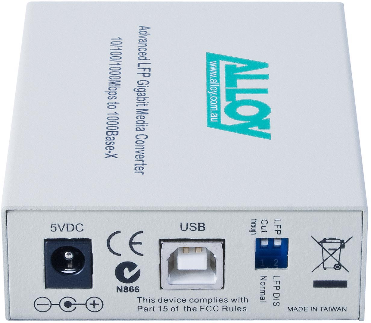 Alloy GCR2000LC.10 Gigabit Standalone/Rackmount Media Converter image 2