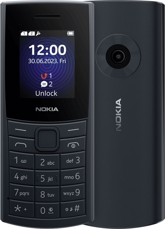 Nokia 110 4G 128MB - Midnight Blue (1GF018NPE1L01)*AU STOCK*, 1.8', 48MB/128MB, image 0