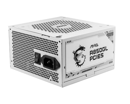 MSI MAG A850GL PCIE5 WHITE 850W Up to 90% (80 Plus Gold) ATX Power Supply Unit ( image 3