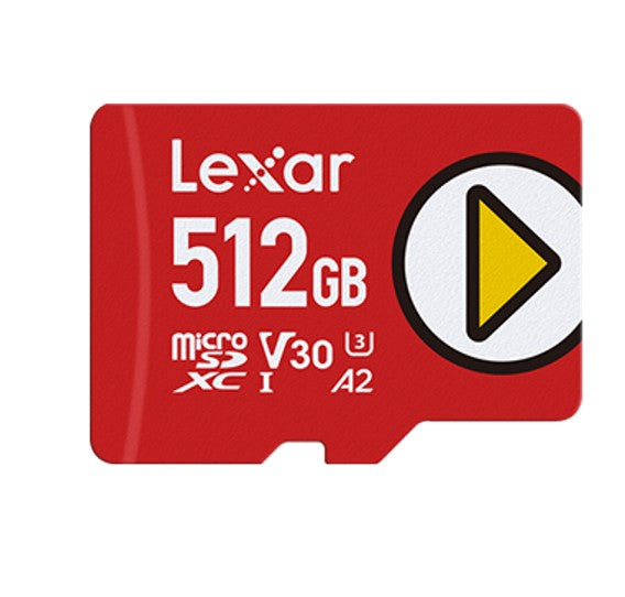 Lexar PLAY microSDXC™ UHS-I card 512GB Class 10, U3, V30, A2, up to 205MB/s re image 0