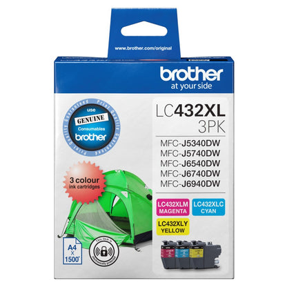 LC432xl Colour Value Pack 1xcyan 1x Magenta 1x Yellow image 0