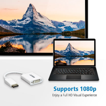 Aten DisplayPort to DVI Adapter, Converts DisplayPort signals to DVI output, Dis image 2