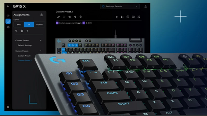 Logitech G915 X Wired Gaming Keyboard USB port Windows® 10 or later (Optional) image 3