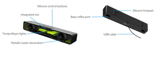 Edifier QS30 Black GTM Deck Version 03 Computer / Tabletop Bluetooth Speaker 2.5 image 1