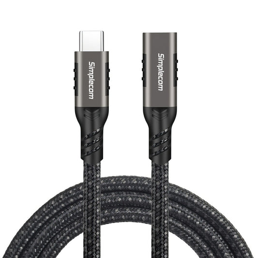 Simplecom CAU605 USB-C Male to Female Extension Cable USB 3.2 Gen2 PD 100W 20Gbp image 1