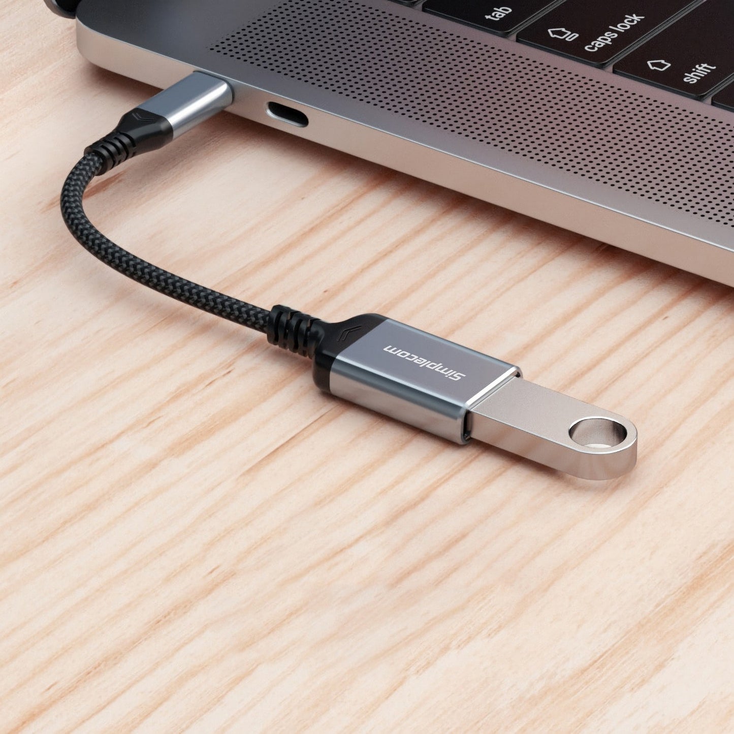 Simplecom CA131 USB-C Male to USB-A Female USB 3.0 OTG Adapter Cable image 3