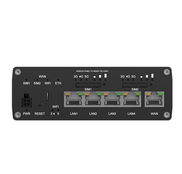 Teltonika RUTM52 Dual 5G Router, 5G dual SIM/ESIM cellular, 5 Gigabit Ethernet p image 2