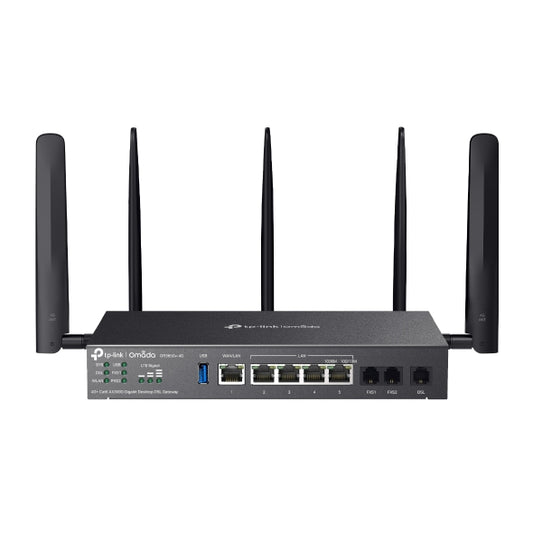 TP-Link DR3650v-4G Omada 4G+ Cat6 AX3000 Wi-Fi 6 Gigabit Desktop DSL Gateway image 0