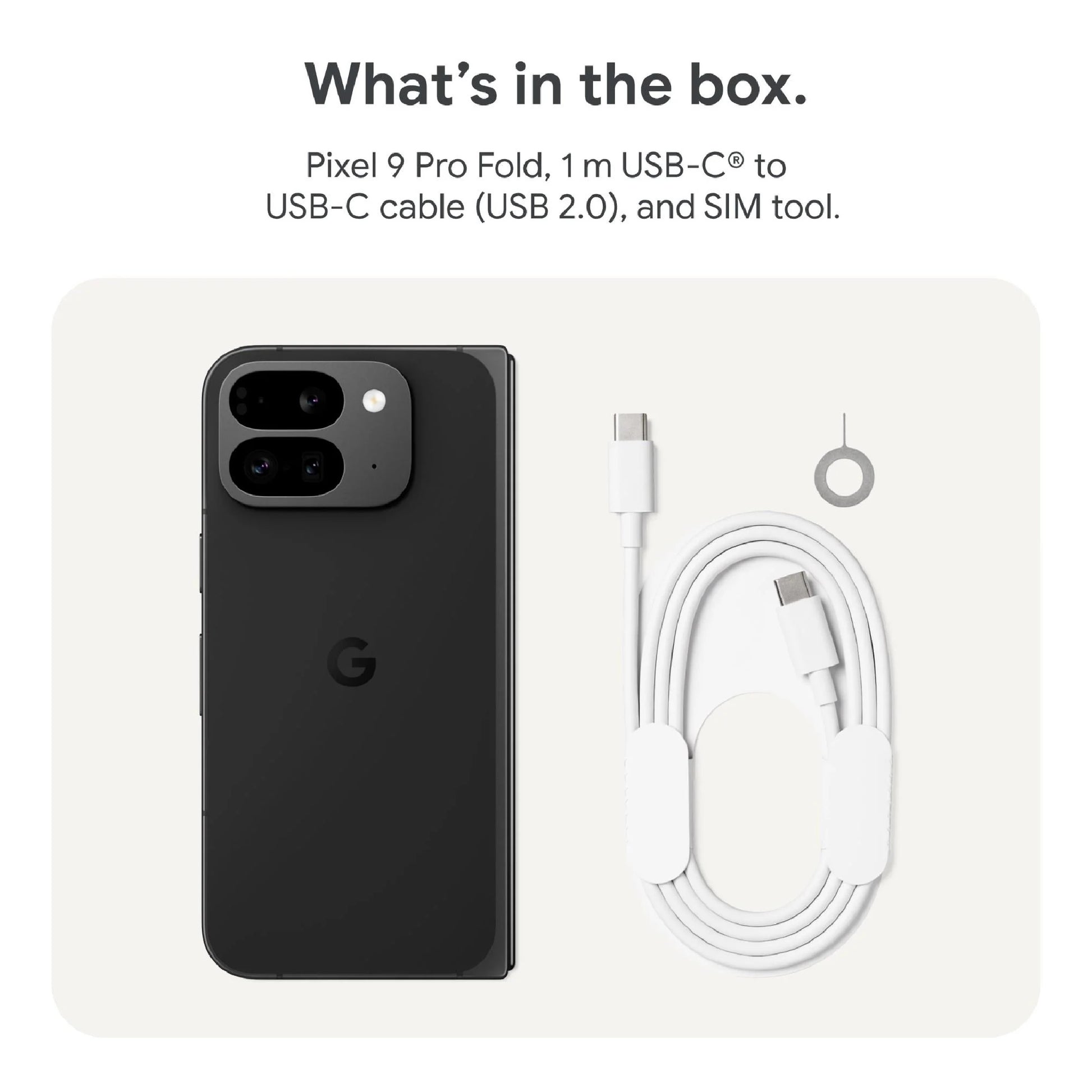 Google Pixel 9 Pro Fold 5G 512GB - Obsidian (GA05799-US)*AU STOCK*, 8.0', OLED, image 3