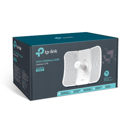 TP-Link CPE610 5GHz 300Mbps 23dBi Outdoor CPE MIMO Antenna AP Client Bridge Repe image 3
