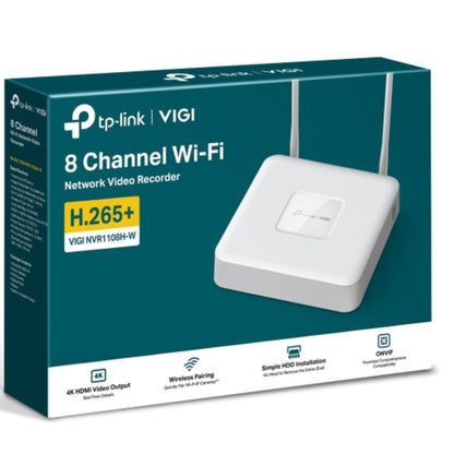TP-Link VIGI NVR1108H-W VIGI 8 Channel Wi-Fi Network Video Recorder image 0