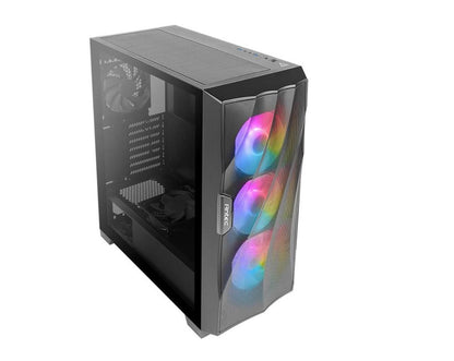 Antec DF700 FLUX Wave Mesh Front, 5x pre-installed (3x ARGB Fan, 1x Rear,  PSU S image 0