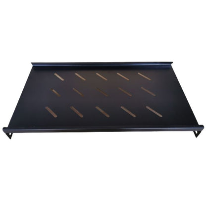 LDR Fixed 1U 550mm Deep Shelf Recommended for 19' 800mm Deep Cabinet - Black Met image 2